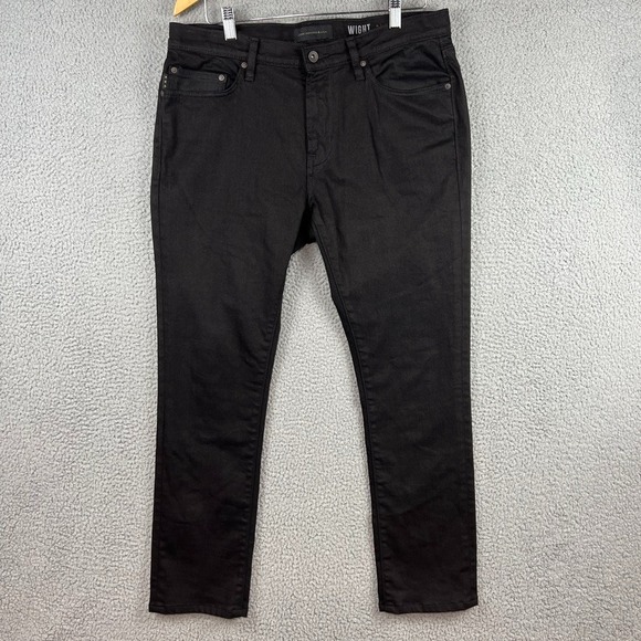 John Varvatos Other - John Varvatos Jeans Mens 34 Black Wight Skinny Fit Stretch Denim Punk Goth